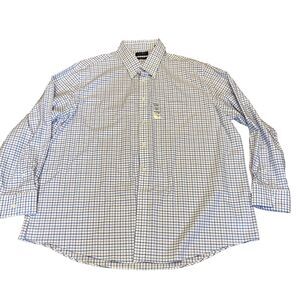 Ralph Lauren Black Label Shirt Mens 18.5 2XL Stretch Long Sleeve Button Down New